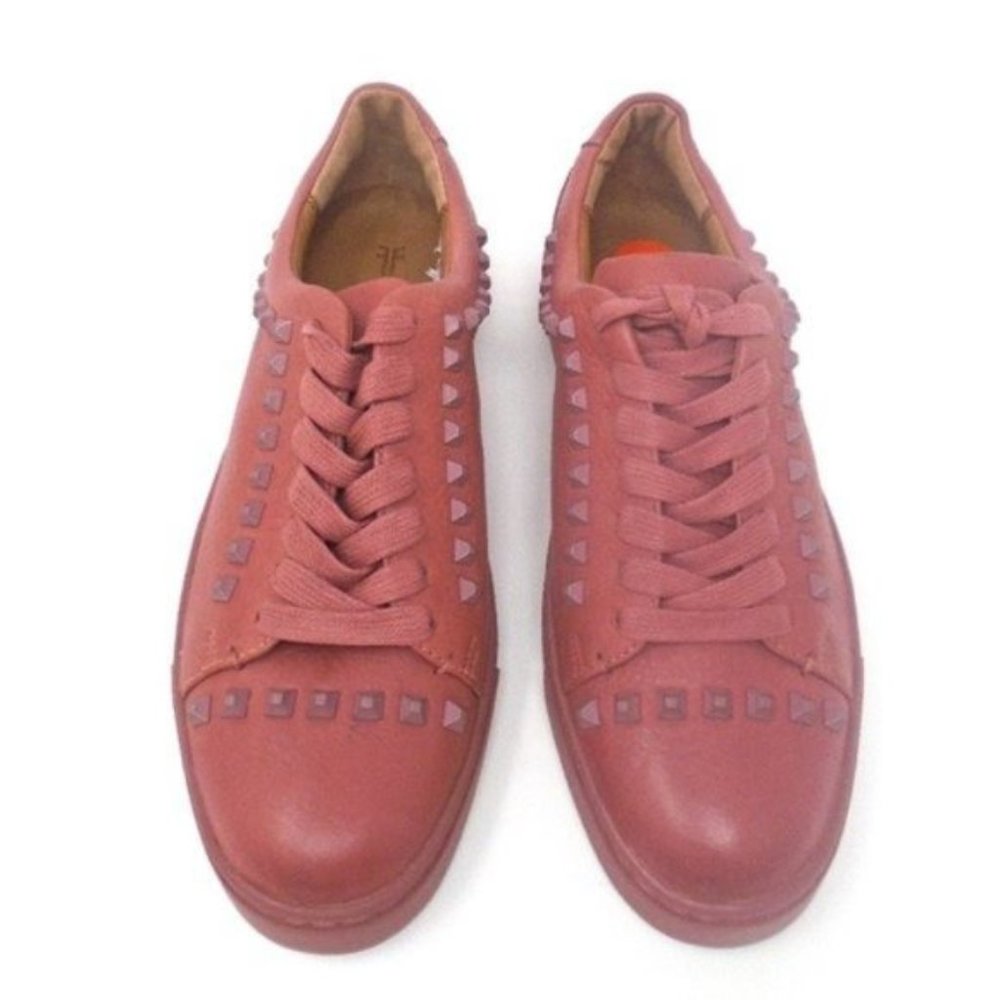 FRYE Ivy Deco Stud Leather Sneakers 7